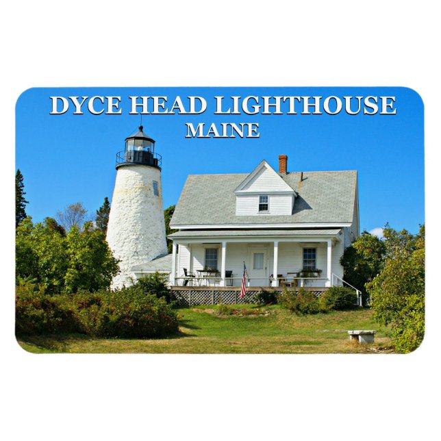 Íman Farol do Dyce Head, Maine Flexi Magnet (Horizontal)