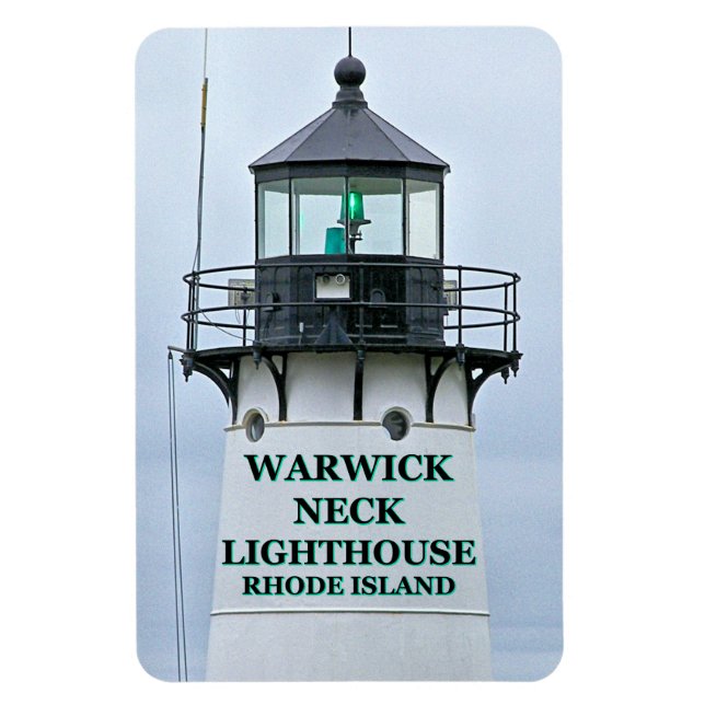 Íman Farol do Pescoço Warwick, Ímã Flexi Rhode Island (Vertical)