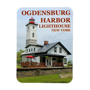 Íman Farol do porto de Ogdensburg, ímã de New York