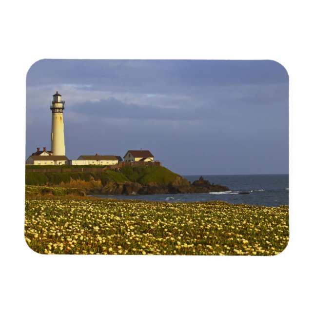 Íman Farol em Pigeon Point State Beach em San (Horizontal)
