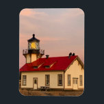 Íman Farol Mendocino Sunset<br><div class="desc">Olá! Espero que goste desta foto que tirei! Sinta-se livre para adicionar seu próprio texto e verifique minhas compras para mais!</div>