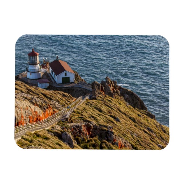 Íman Farol No Ponto Reyes National Seashore (Horizontal)