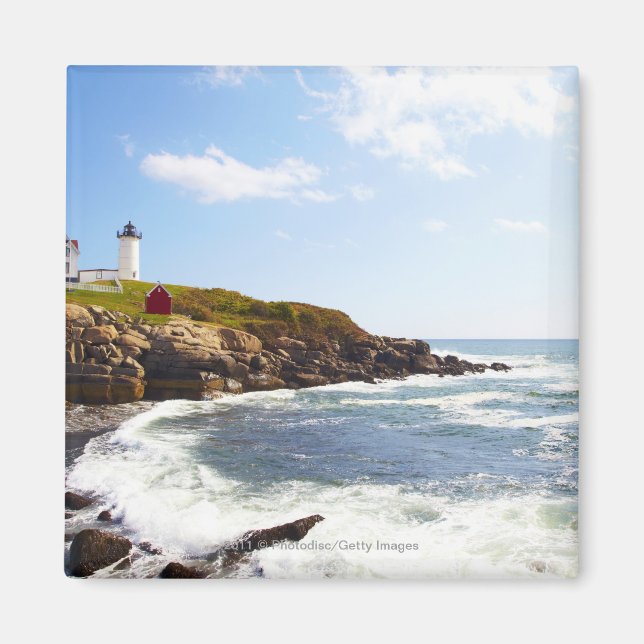 Íman Farol "Nubble" de Cabo Neddick no Maine (Frente)
