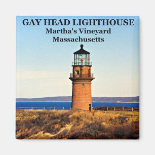 Íman Farol principal alegre, MÃES do Martha's Vineyard