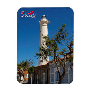 Íman Farol Punta Secca, Sicília, Itália