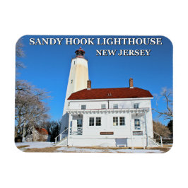 Íman Farol Sandy Hook, Magnet Fotográfico de Nova Jerse