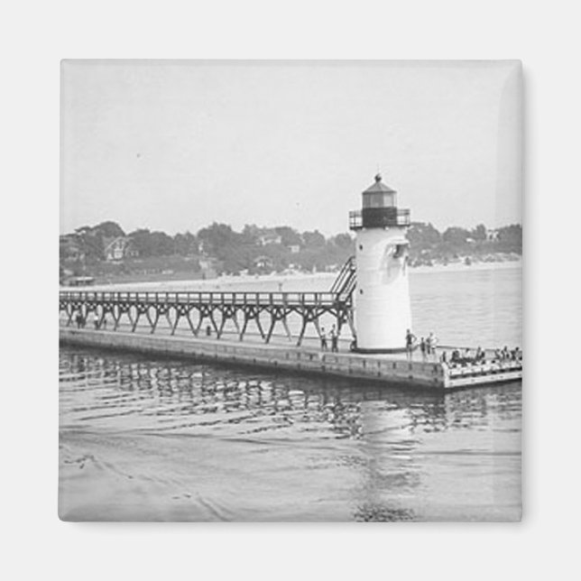 Íman Farol South Haven South Pierhead (Frente)