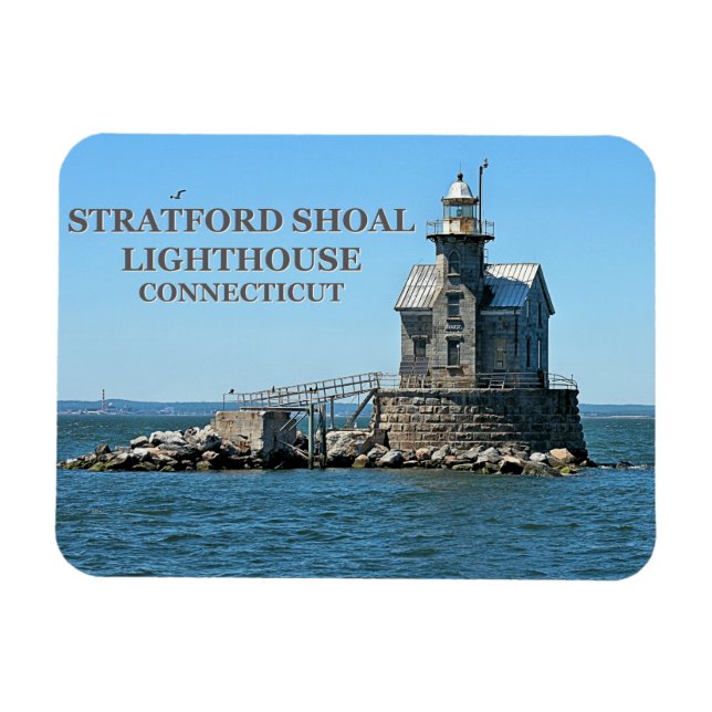 Íman Farol Stratford Shoal, Connecticut (Horizontal)