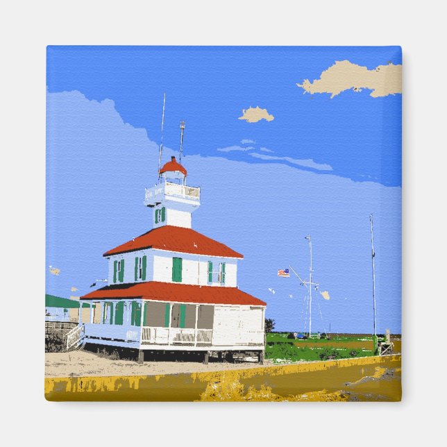 Íman Farol West End Watercolor (Frente)