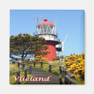 Íman Farol zNL021 VLIELAND, Ilhas Frísias Neerlandesas,