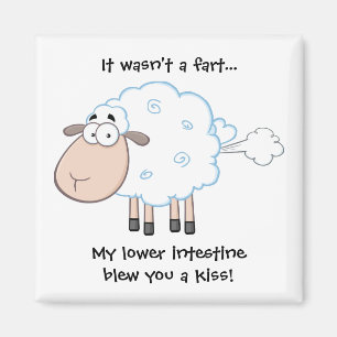 Íman Farting Sheep Magnet