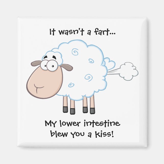 Íman Farting Sheep Magnet (Frente)