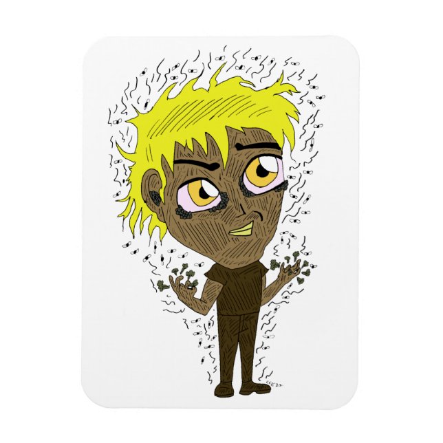 Íman Farty Fingers Chibi (Vertical)
