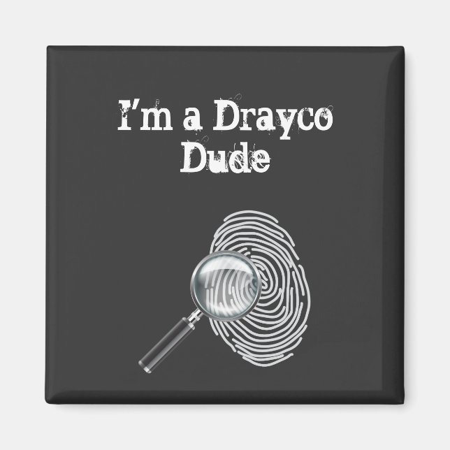 Íman fãs da Série de Mistério Scott Drayco (Frente)