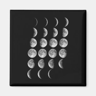 Íman Fases da Lua de Leonard Nerdy Ciência Espacial Pre
