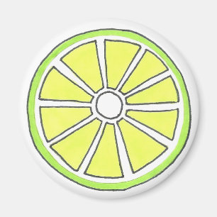 Íman Fatia de Fruta de Citros Juicy Green