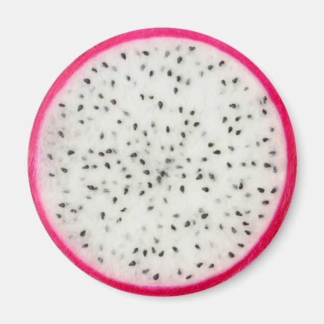 Íman Fatia de fruta de dragão (Frente)