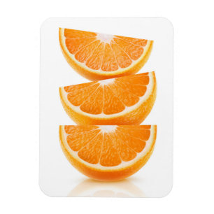 Íman Fatias de laranja numa pilha