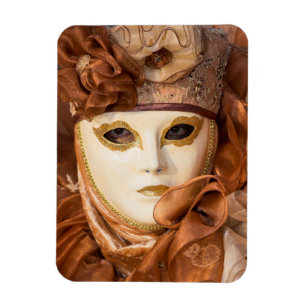Íman Fato de Carnaval laranja, Veneza
