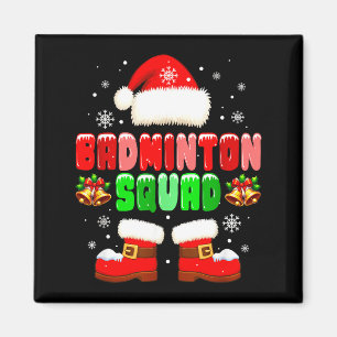 Íman Fato de Equipe de Badminton Natal Jogador Equipe D