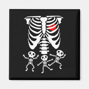Íman Fatos de Casal para Halloween de Bebê Esqueleto Gr