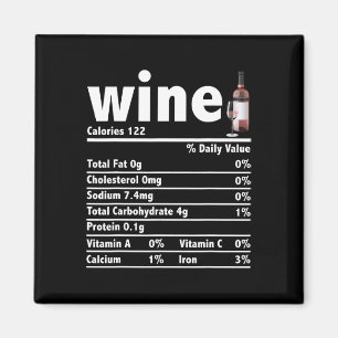 Íman Fatos de Nutrição do Vinho Comida de Natal F