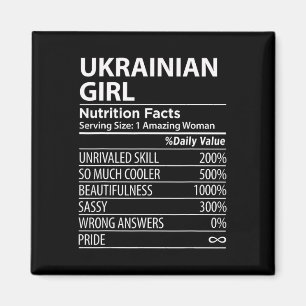 Íman Fatos Nutricionais de Menina Ucraniana Feminino En