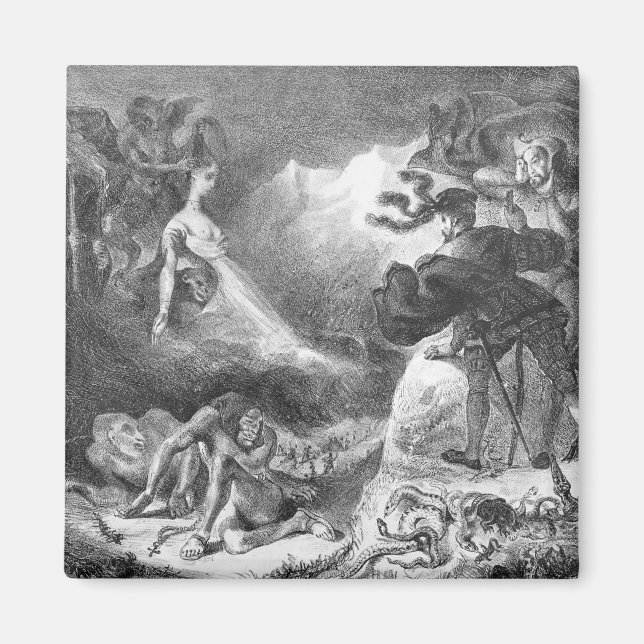 Íman Fausto e Mephistopheles nas Bruxas'' (Frente)