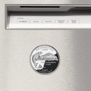 Íman Faux Washington State Quarter