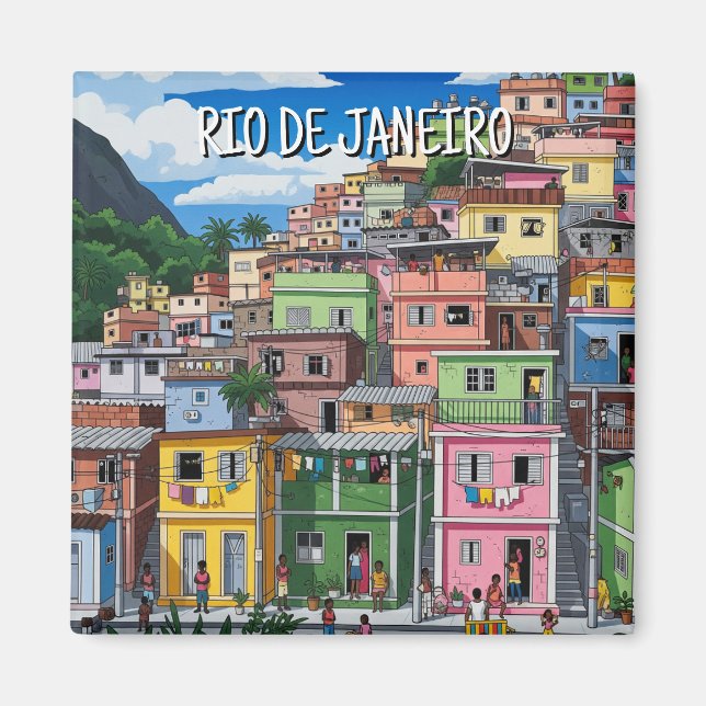 Íman Favelas no Rio de Janeiro (Frente)