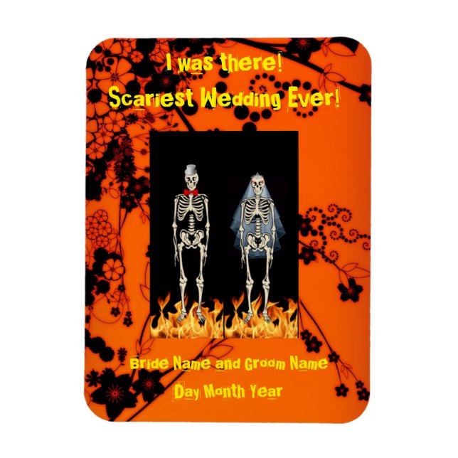 Íman Favor de Casamento com Imagem Fotográfica (Vertical)