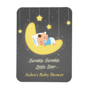 Íman Favor de Chuvinha de Bebê Twinkle Twinkle Little S