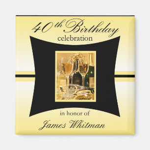 Íman Favor do Partido aniversário de 40 anos/Souvenier 