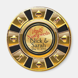 Íman Favor preto Dourado da microplaqueta do casino da