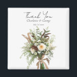 Íman favores de casamento do buquê Rustic Flowers<br><div class="desc">Rustic Flowers favorece o buquê de casamento. Este design é perfeito para seu tema de casamento floral floral floral. Personalize e personalize facilmente adicionando texto. Este belo presente é perfeito para despertar seu convidado e a última felicitação pelo seu casamento</div>