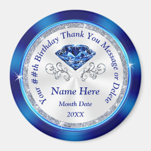 Íman Favoritos de Festa de aniversário Personalizados,