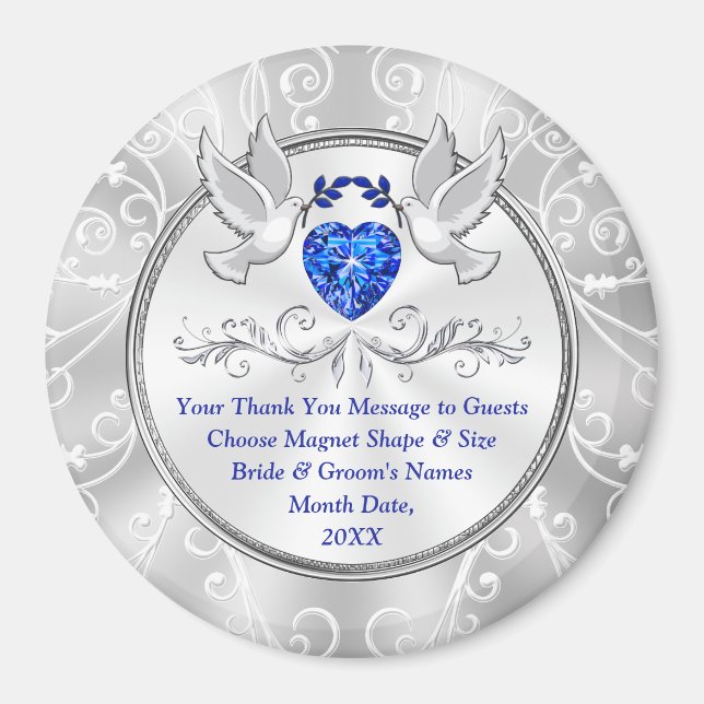 Íman Favoritos de Festa de casamento barata, aves amado (Frente)