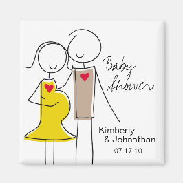 Íman Favoritos do Chá de fraldas Coed