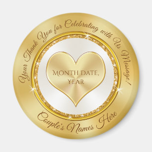 Íman Favoritos personalizados de casamento baratos em B