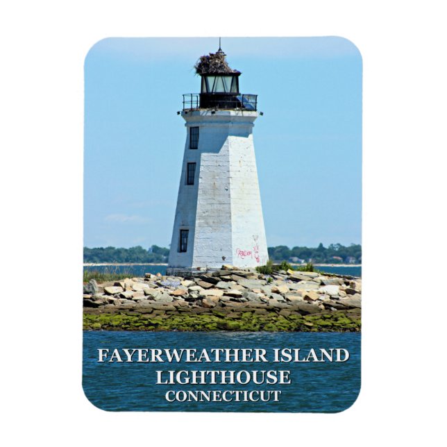 Íman Fayerweather Island Lighthouse, Connecticut (Vertical)