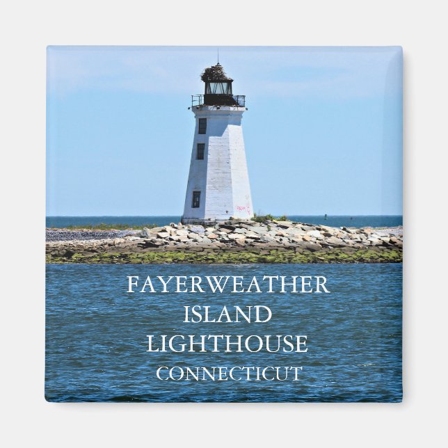 Íman Fayerweather Island Lighthouse, Connecticut (Frente)