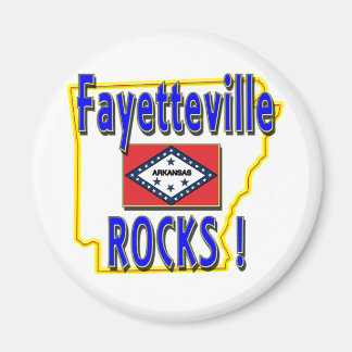 Íman Fayetteville Rocks! (azul)
