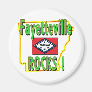 Íman Fayetteville Rocks! (verde)