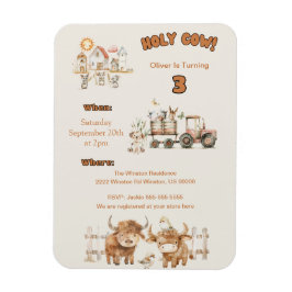 Íman Fazenda bonitinha, cara de Festa de aniversário ou