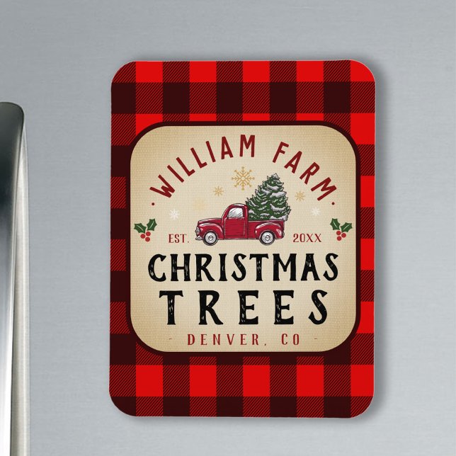 Íman Fazenda de Árvore de Natal, estilo de fazenda (Criador carregado)
