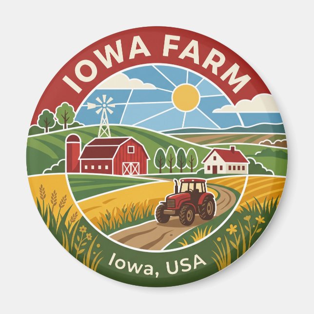 Íman Fazenda em Iowa (Frente)