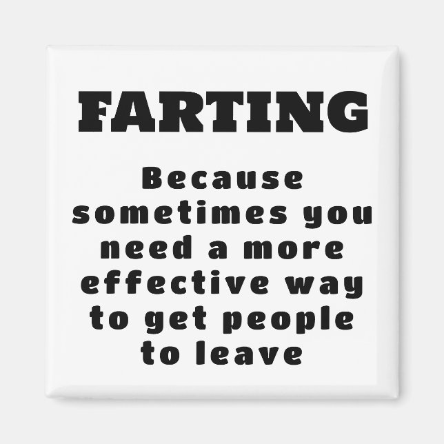 Íman Fazenda - Forma mais eficaz - preto no branco (Frente)