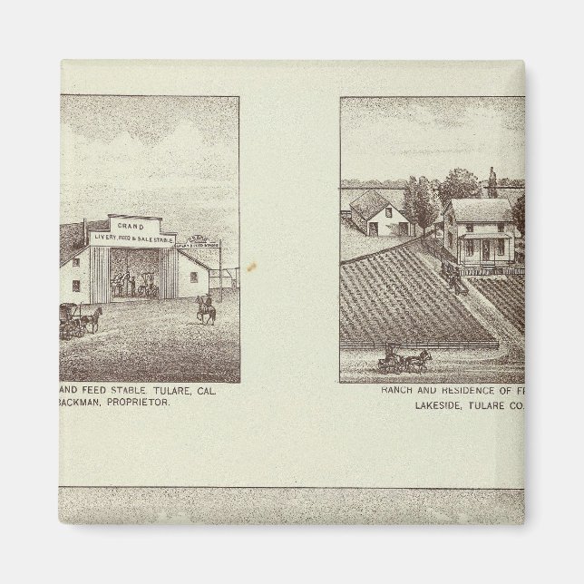 Íman Fazenda Hunsaker, Woodville (Frente)