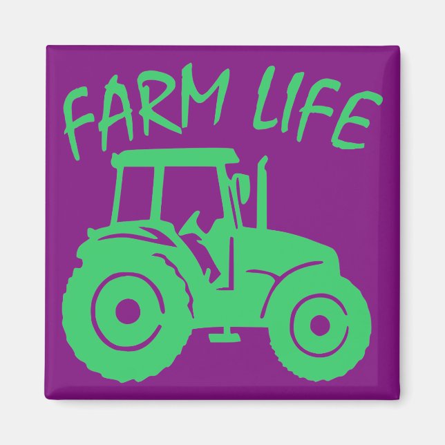 Íman Fazenda Life Trator #USAPatriotGraphics © (Frente)