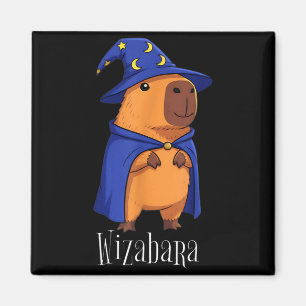Íman Fazendário Capivara Fantasia de Bruxo Wizabara Grá
